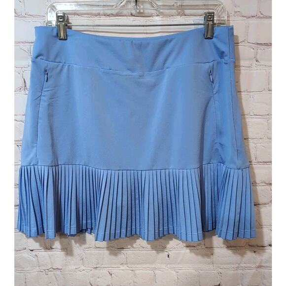 Tail Pleated UPF 50+ Pull On Tennis Golf Pickleball Athletic 17" Skort Skirt M - Picture 1 of 13